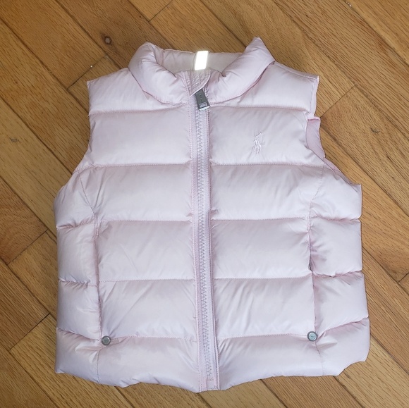 Ralph Lauren Other - Ralph Lauren Soft Pink Bubble Down Vest